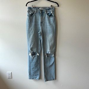 Abercrombie 90s Straight Ultra High Rise Jeans
